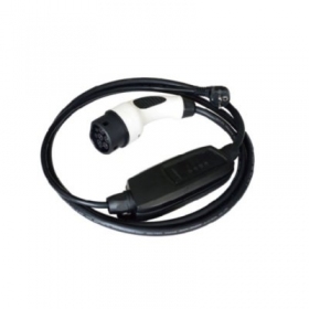 Elektromobilio nešiojamas carregador Duosida Type 2 - Schuko (220V), 16A, 3.6kW, 1-fazė, 5m