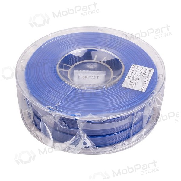 3D spausdinimo plastikas PETG, 1.75mm, 1kg, azul 3D spausdinimo plastikas PETG, 1.75mm, 1kg, azul