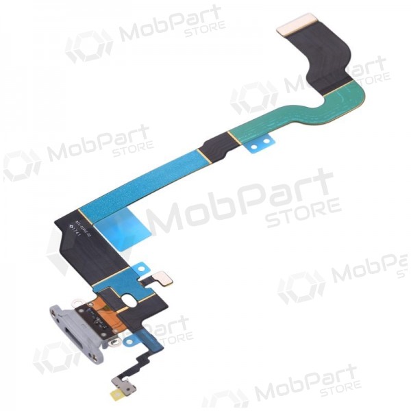 Apple iPhone X conector de carga (prata) Apple iPhone X conector de carga (prata)