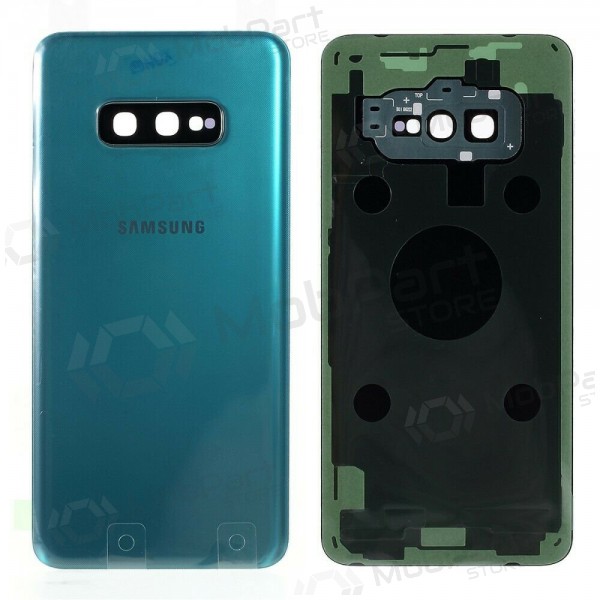Samsung G970 Galaxy S10e tampa traseira da bateria verde (Prism Green) (usado grade B, original) Samsung G970 Galaxy S10e tampa traseira da bateria verde (Prism Green) (usado grade B, original)