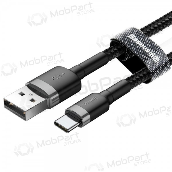 Cabo USB Baseus Cafule Tipo-C 2.0m 2.0A (cinzento-preto) CATKLF-CG1