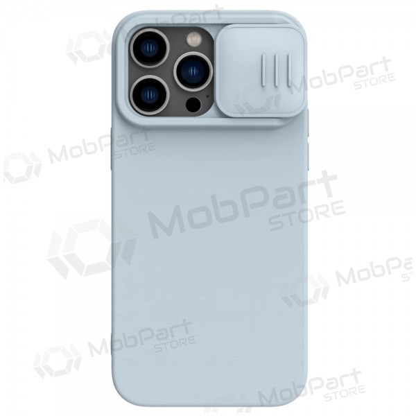Apple iPhone 15 Pro capa „Nillkin Silicone“ (cinza)