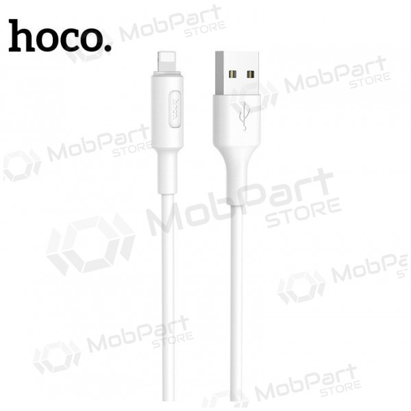 USB cabo HOCO X25 lightning 1.0m (branco) USB cabo HOCO X25 lightning 1.0m (branco)
