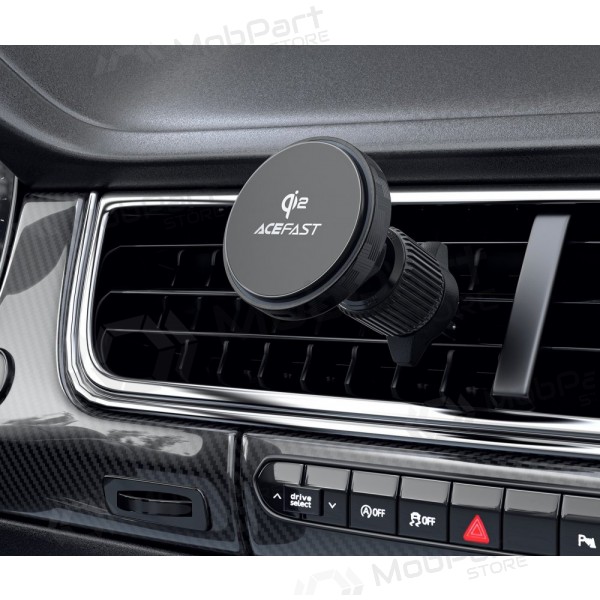 Automobilinis laikiklis-carregador Acefast D33 MagSafe 15W preto