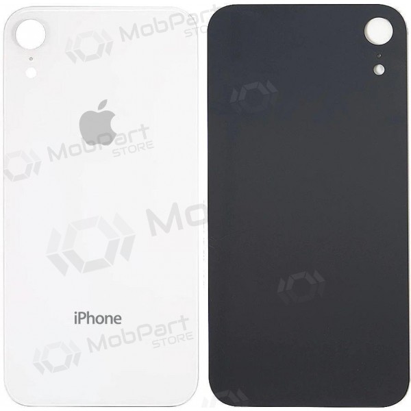 Apple iPhone XR tampa traseira da bateria (branco) (bigger hole for camera) Apple iPhone XR tampa traseira da bateria (branco) (bigger hole for camera)