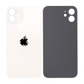 Apple iPhone 12 tampa traseira da bateria (branco) (bigger hole for camera)