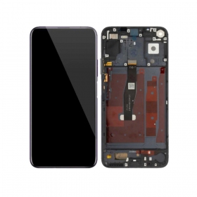 Ekranas Huawei Honor 20/Nova 5T su lietimui jautriu stikliuku e rėmeliu Black ORG