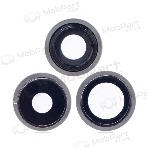 Apple iPhone 13 Pro lente vidro da câmera (3unidade) (prata) (com moldura) Apple iPhone 13 Pro lente vidro da câmera (3unidade) (prata) (com moldura)