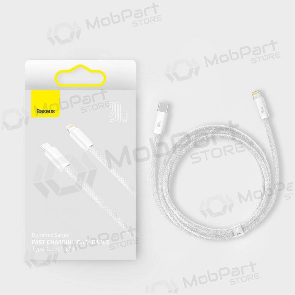 Cabo Baseus Dynamic Type-C - Lightning 20W 1.0m (branco) CALD000002