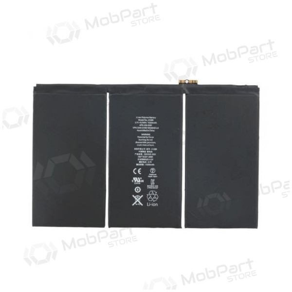 Apple iPad 3 / iPad 4 A1389 / A1460 / A1459 / A1458 bateria / acumulador (11560mAh) Apple iPad 3 / iPad 4 A1389 / A1460 / A1459 / A1458 bateria / acumulador (11560mAh)