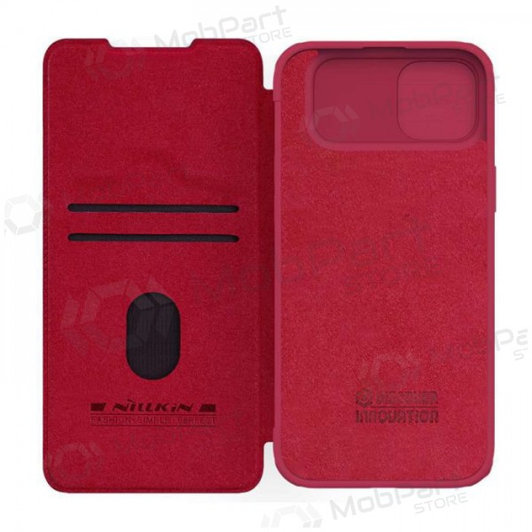 Apple iPhone 14 Pro capa „Nillkin Leather“ (vermelho)