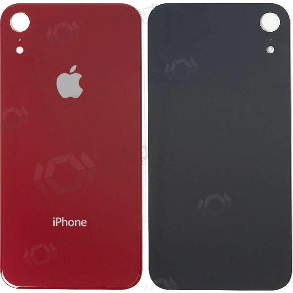 Apple iPhone XR tampa traseira da bateria (vermelho) (bigger hole for camera) Apple iPhone XR tampa traseira da bateria (vermelho) (bigger hole for camera)