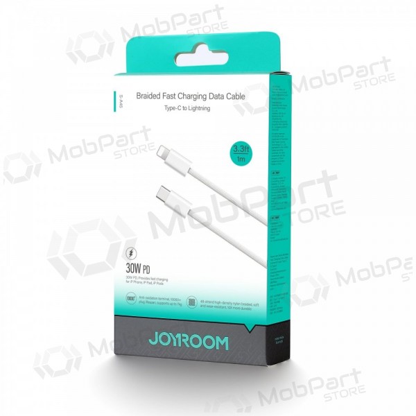 USB cabo Joyroom S-A45 USB-C to Lightning 30W 1.2m branco