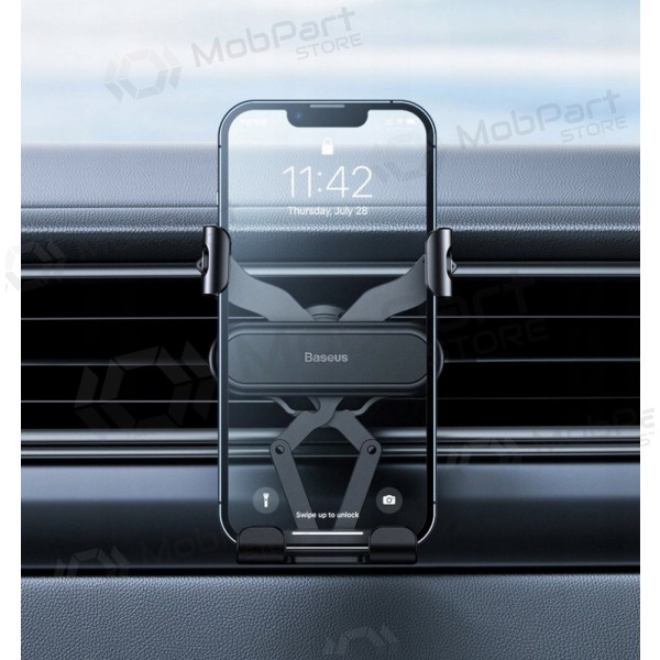 Suporte para telefone de carro Baseus mounted on ventilation grilles, magnetic, preto SUWX010001 Suporte para telefone de carro Baseus mounted on ventilation grilles, magnetic, preto SUWX010001