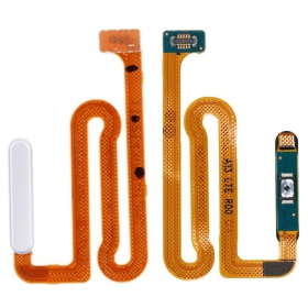 Samsung A135 / A137 Galaxy A13 fingerprint, on / off conector de força (branco) (service pack) (original)