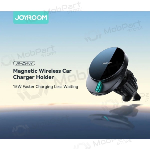 Automobilinis laikiklis-carregador Joyroom JR-ZS409 MagSafe 15W preto