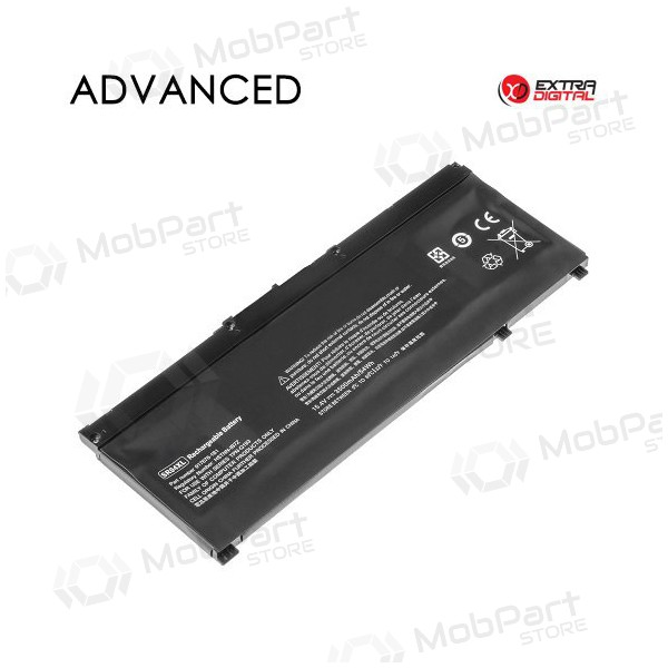 HP SR04XL, 4380mAh bateria do portátil, Advanced HP SR04XL, 4380mAh bateria do portátil, Advanced