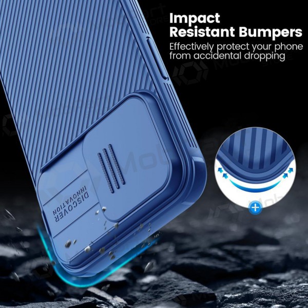 Apple iPhone 15 Plus capa „Nillkin CamShield Pro“ (azul)