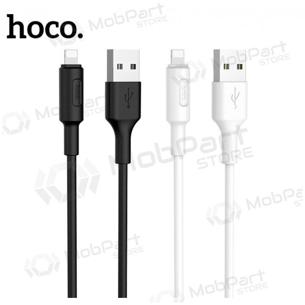 USB cabo HOCO X25 lightning 1.0m (branco) USB cabo HOCO X25 lightning 1.0m (branco)