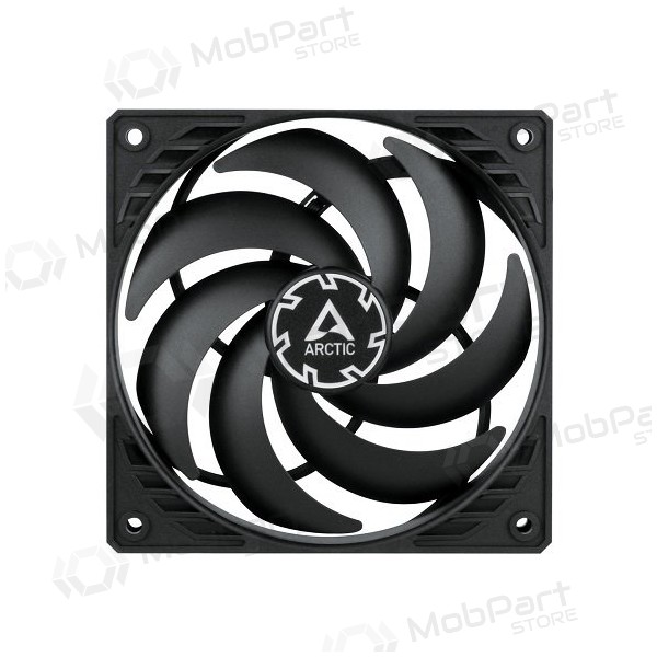 ARCTIC P12 SLIM PWM PST ventilador de quadro, 4-pin, 120mm, siauras, preto ARCTIC P12 SLIM PWM PST ventilador de quadro, 4-pin, 120mm, siauras, preto