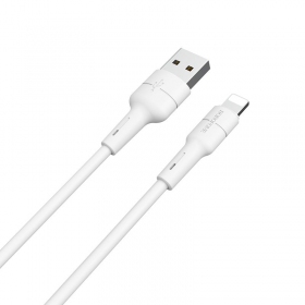 USB cabo Borofone BX30 Lightning 1.0m (branco)