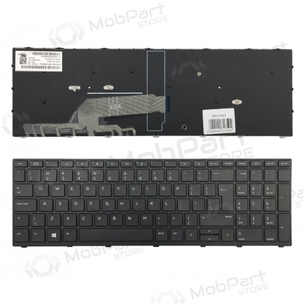 HP: Probook 450 G5, 455 G5, 470 G5 teclado com moldura HP: Probook 450 G5, 455 G5, 470 G5 teclado com moldura