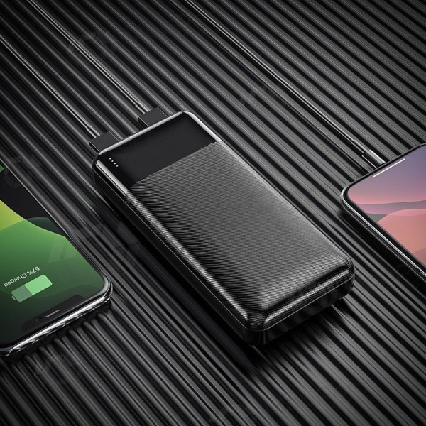 Bateria externa Power Bank Hoco J72A 20000mAh preto Bateria externa Power Bank Hoco J72A 20000mAh preto