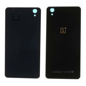 OnePlus X tampa traseira da bateria (preto Ceramic) (usado grade B, original)