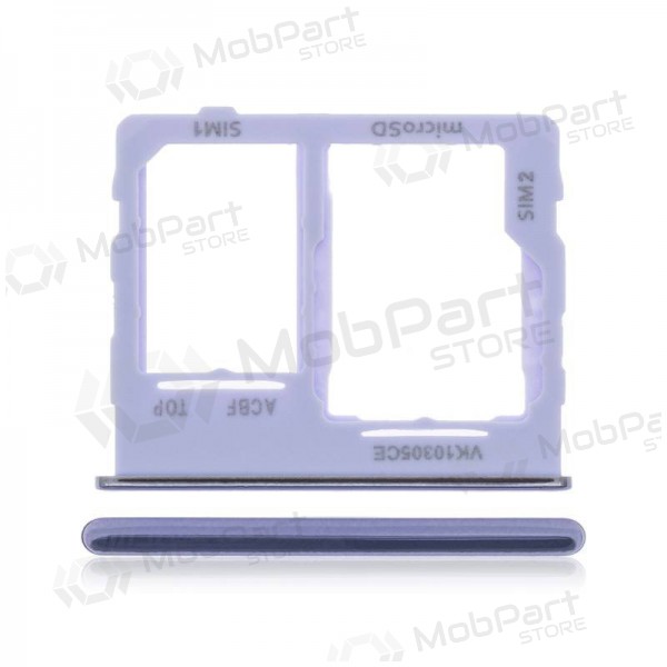 Samsung A326 Galaxy A32 5G 2021 SIM titular do cartão (roxo) (service pack) (original) Samsung A326 Galaxy A32 5G 2021 SIM titular do cartão (roxo) (service pack) (original)