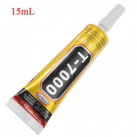 cola de silicone universal T7000 (15ml) (preto)