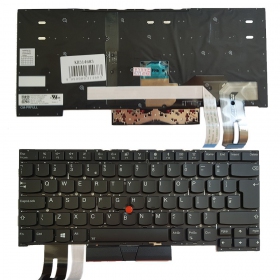 Lenovo ThinkPad T490s, T495s teclado (UK) (com iluminação)