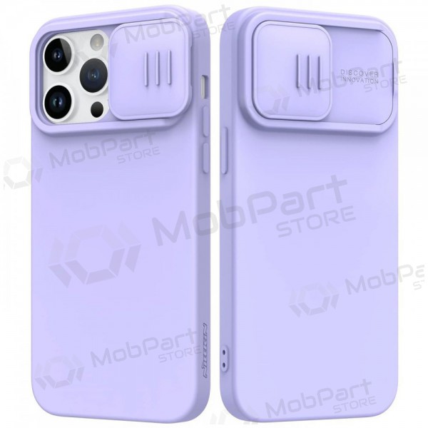 Apple iPhone 15 Pro capa „Nillkin Silicone“ (šviesiai roxo)