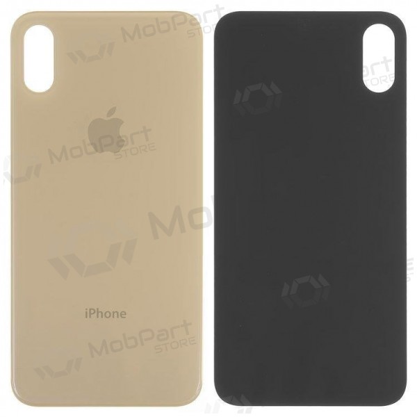 Apple iPhone XS tampa traseira da bateria (dourado) (bigger hole for camera) Apple iPhone XS tampa traseira da bateria (dourado) (bigger hole for camera)