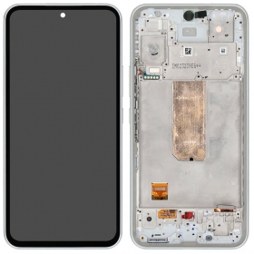 Samsung Galaxy A54 5G ecrã (branco) (com moldura) (original)