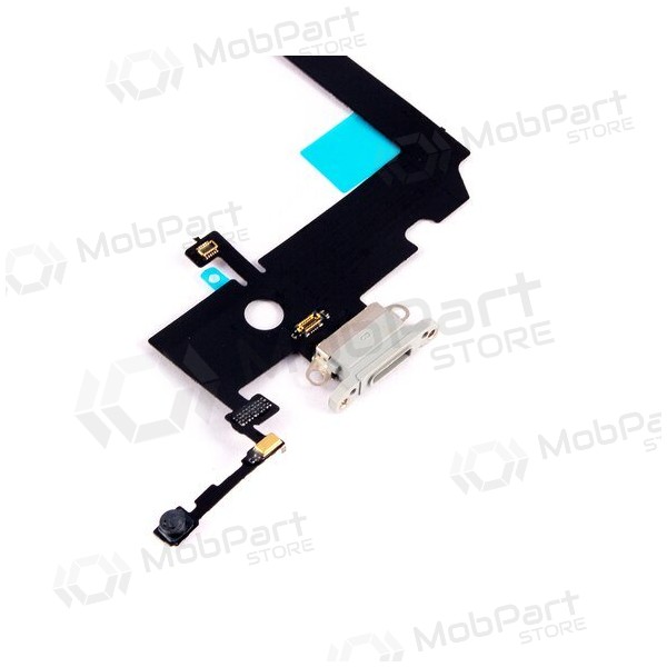 Apple iPhone XS Max conector de carga (prata) Apple iPhone XS Max conector de carga (prata)