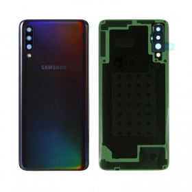 Samsung A705 Galaxy A70 2019 tampa traseira da bateria (preto) (usado grade C, original)