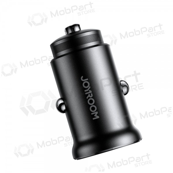 Carregador automobilinis Joyroom CCN05 USB-C/USB-A 30W preto