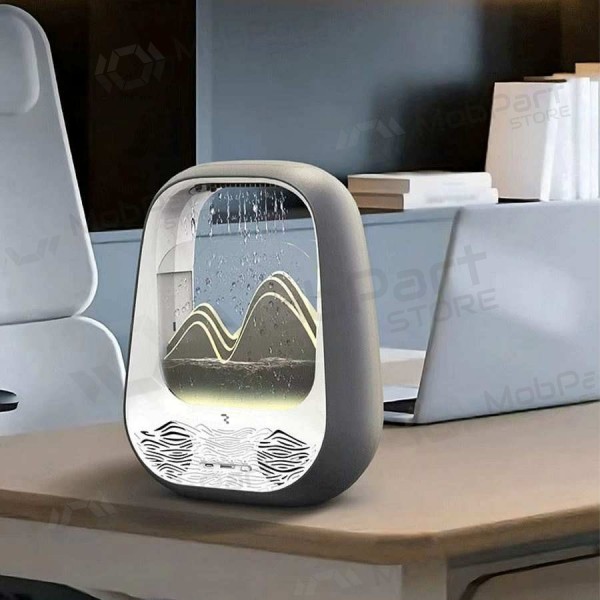 Alto-falante Bluetooth relaxante com iluminação RGB Relaxing Rain verde