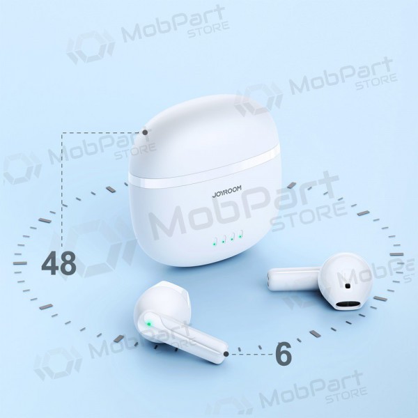 Sem fio mãos livres Joyroom TWS JR-TL11 ENC (branco)