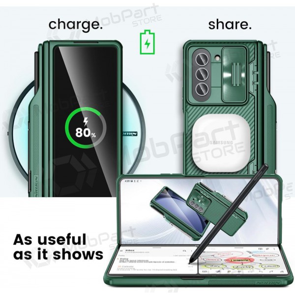 Samsung  Galaxy Z Fold4 capa „Nillkin CamShield Pro“ (verde)