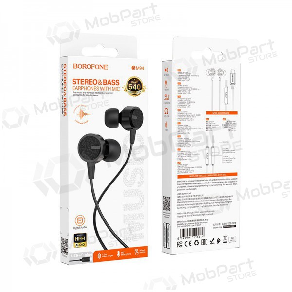 Ausinės Borofone BM94 USB-C Ausinės Borofone BM94 USB-C