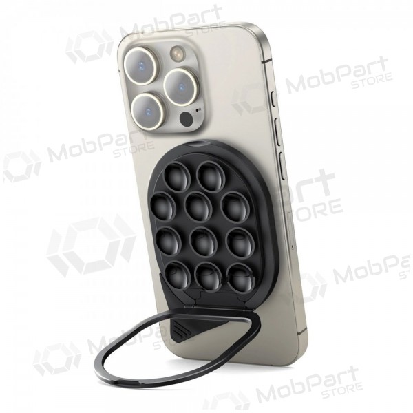 Magnetinis telefono laikiklis su siurbtukais Joyroom JR-ZS418 preto