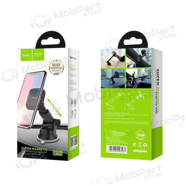 Suporte para telefone de carro Hoco CA42 Cool Journey, mounted on the dashboard, magnetic Suporte para telefone de carro Hoco CA42 Cool Journey, mounted on the dashboard, magnetic