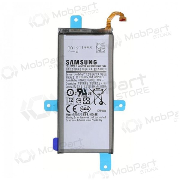 Samsung Galaxy A6 (2018), J6 (2018) bateria, akumuliatorius (original) Samsung Galaxy A6 (2018), J6 (2018) bateria, akumuliatorius (original)