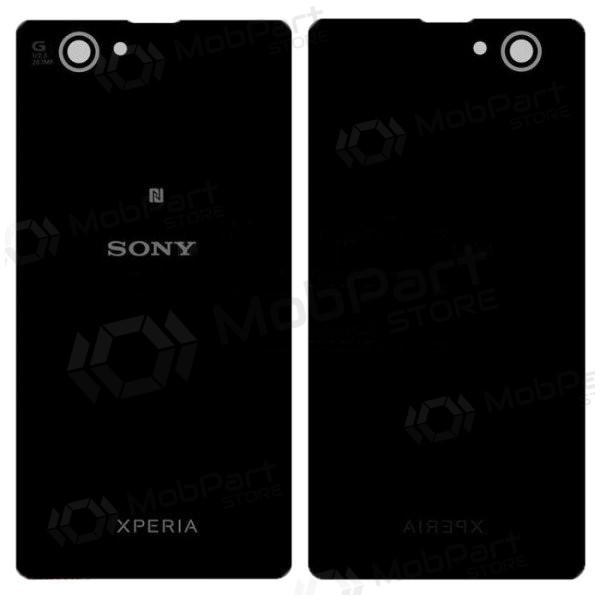 Sony Xperia Z1 Compact D5503 tampa traseira da bateria (preto) Sony Xperia Z1 Compact D5503 tampa traseira da bateria (preto)