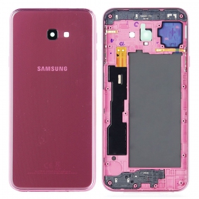 Samsung J415 Galaxy J4+ 2018 tampa traseira da bateria (rosa) (usado grade C, original)
