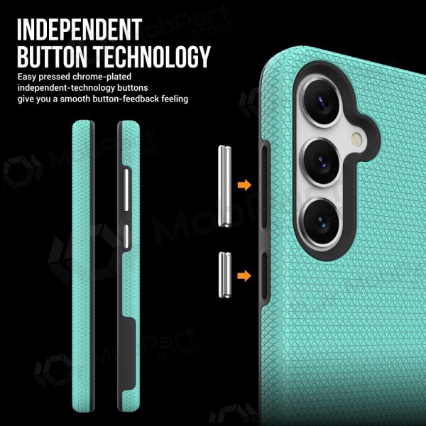 Capa Perfectionists Triangle Case Samsung S928 S24 Ultra verde