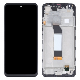 Xiaomi Redmi Note 10 5G / Redmi Note 10T 5G / Poco M3 Pro 5G ecrã (preto) (com moldura) (original)