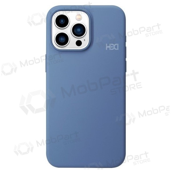 Capa HDD Silicone MagSafe Case Apple iPhone 16 Pro Max azul escuro