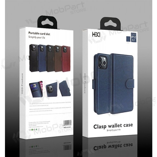 Samsung Galaxy A57 capa - HDD Clasp Wallet Case (vermelho)